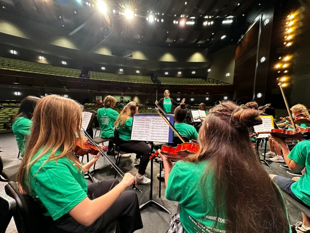 Summer music camp concert.